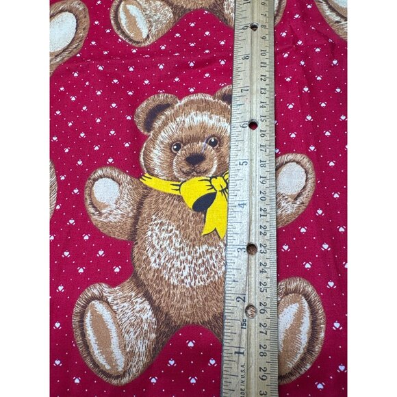Vintage 1/2 yard x 44" Hallmark Teddy Bear Fabric - Picture 8 of 16